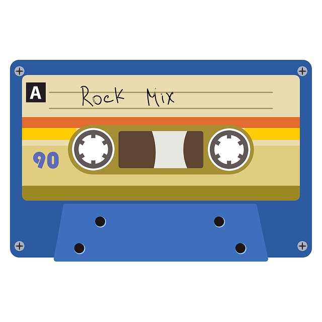 rock mix na kazetě