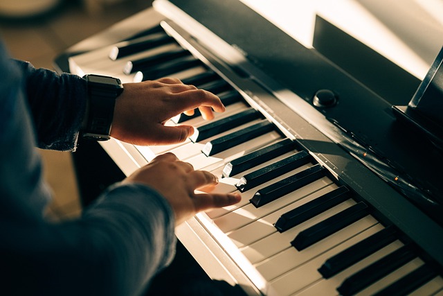 I play on piano. 
